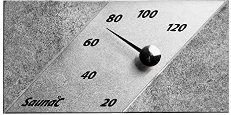 Hukka Design Sauna Thermometer aus Speckstein -Sauna°C-