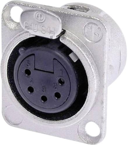 NEUTRIK NC5FDL1 XLR Recessed Socket 5-Pin
