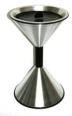 Aschenbecher SZ 70x40cm ALU matt SZAGATO | Made in Germany aus Aluminium für draußen Standaschenbecher outdoor