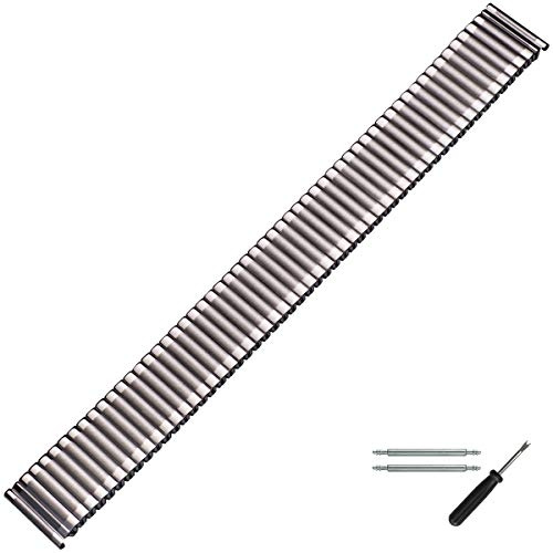 MARBURGER Uhrenarmband 18mm Edelstahl Silber - Werkzeug Montage Set 86603000020