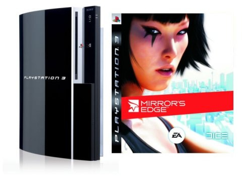 Playstation 3 - Konsole 80 GB inkl. Dual Shock 3 Wireless Controller + Mirror's Edge