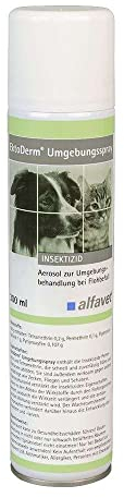 Alfavet ectodermo Spray contra infestaciones de pulgas, incoloro, 300 ml, 300