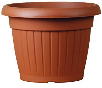 Teraplast côtelé Pot en Terre Cuite 60 cm