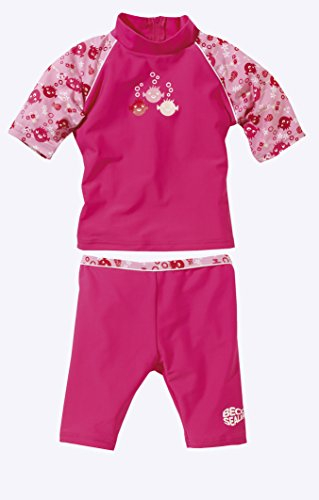 Beco Beco Mädchen Schutzanzug UV Sealife Badeanzug, pink, 92