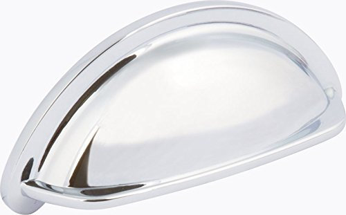 Windsor Cup Handle for Kitchen/Bedroom/Cabinet/Door/Cupboard/Drawer Handle (Polished Chrome)