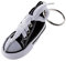 cutefly Art Und Weise Porte-clés en toile avec pendentif en forme de chaussure Noir, Noir, Taille unique