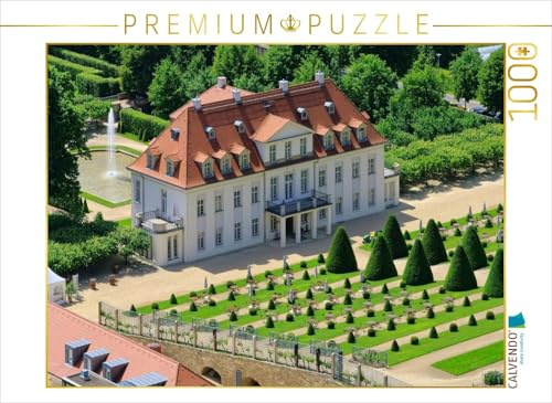 CALVENDO Puzzle Schloss Wackerbarth | 1000 Teile Lege-Größe 64 x 48 cm Foto-Puzzle für glückliche Stunden