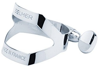 Selmer Alto Sax Ligature - Silver Plate (New Style, one screw)