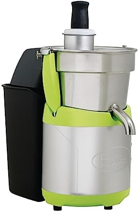 Santos 1,3 kW Centrifugeuse Miracle Edition, sortie : jusqu'à 140 litres/h, 3 000 tr/min, conception entièrement métallique, système breveté Ezy-Clean, GH739