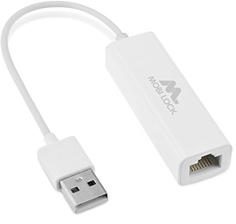 Adaptateur Réseau USB Ethernet Compatible avec Ordinateurs Portables et Tous Les Ordinateurs Compatibles USB 2.0, y Compris Windows 7-11, Vista, Mac OS X et macOS - par Mobi Lock