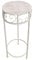 PrimoLiving Metall Blumenhocker/Beistelltisch antikweiß rund Gr. M (P-760)