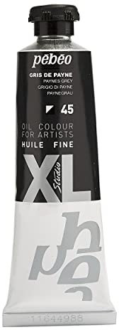 Pebeo - Óleo fino XL 37 ML - Pintura al óleo Gris - Pintura al óleo Pebeo - Payne Grey 37 ml