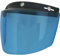 Visier Stirnteil blau x Helme Jet mit Druckknöpfen Shield Visor Blue