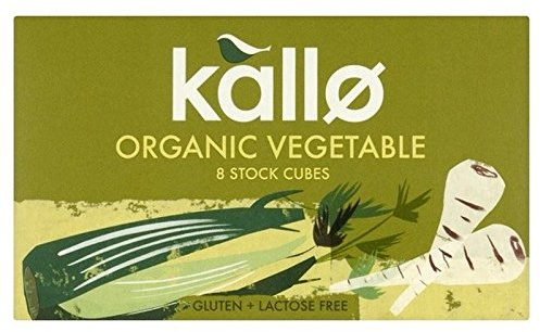 Kallo Bio-Gemüse Brühwürfel 88G - Packung mit 2