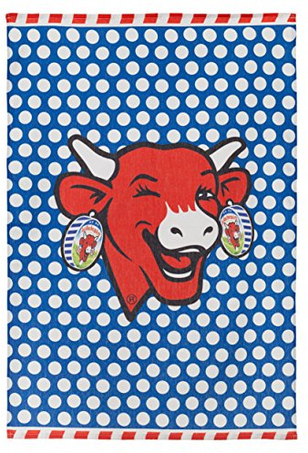 Coucke - Torchon Vache Qui Rit Retro 50X75cm Bleu