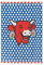 Coucke - Torchon Vache Qui Rit Retro 50X75cm Bleu
