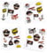 Piraten-Party Sticker Aufkleber für Kindergeburtstag Mottoparty als Mitgebsel Give-Away 30 Stück mit Palandi® Sticker