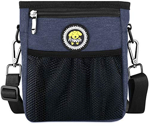 Fttouuy Futterbeutel Hunde wasserdicht Futtertasche für Hundetraining, perfekte Hunde Leckerlie Tasche für Agility-Training (Blau)