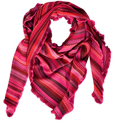 Invero, Merino Dreieckstuch Tiziana, 100% Wolle (Beere)