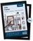 EUROPEL Cadre d'affichage autocollant magnétique en PVC, A4 noir, set 2 pièces, adhésif repositionnable, visible recto-verso, portrait ou paysage, dimension hors-tout 325x238mm