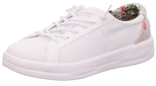 HEYDUDE Karina Sneaker Damen Schuhe - Sneaker mit Easy-on Lace System, Coconut White, 37