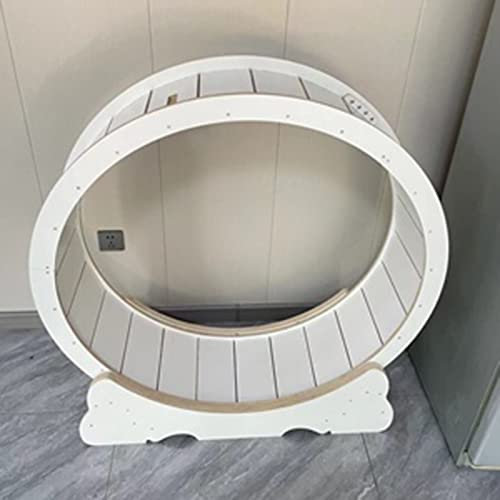 BIBOYA Katzenlaufrad Katzenlaufrad Laufband für Wohnungskatzen/Kätzchen, Laufband für Geräuscharme Möbel für Haustiere mit Laufbahn mit Teppichboden, Kratzspaß (Size : Diameter 110cm/43.3in)