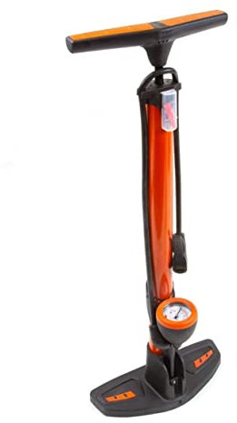Bike Track Floor Pump High Pressure With Gauge Metal Heavy Duty Schrader Presta 160 PSI - RRP £24.99