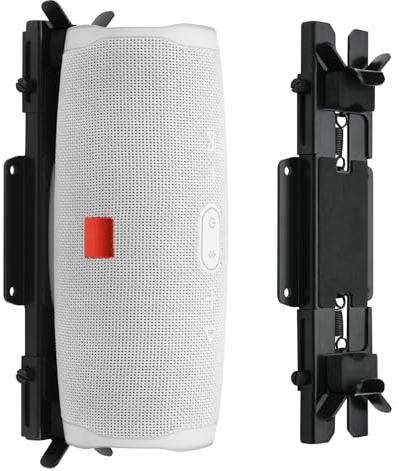 TXEsign Wall/Ceiling Mount for JBL Charge 4/5, Flip 5/6 - Metal Speaker Bracket Holder for 5.25 to 7.38 Inch Speakers (Black)