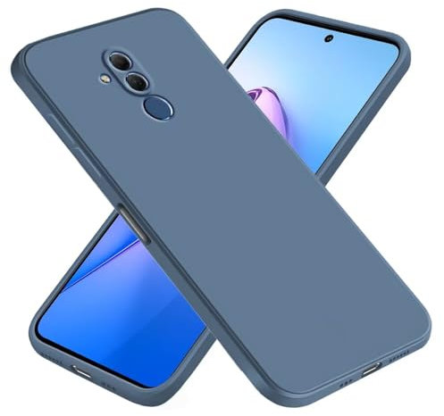 EASSGU Custodia per HUAWEI Mate20 Lite (6.3 Inches), Cover Morbida in Silicone TPU - Grigio lavanda
