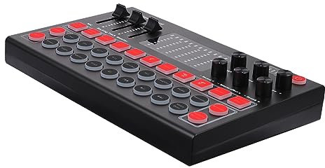 OFFSCH Modificateur De Voix Portable pour Ordinateur Et Téléphone Carte Externe pour Enregistrement Musical Et Podcast Outil De Dissimulation De Voix