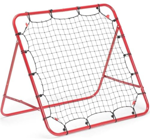 Enero Bärbar Rebounder Fotboll Studs Målträningsram, 100 x 100 cm Storlek, Flerfärgad
