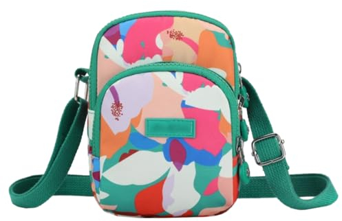 FAVORTALK Kleine Umhängetasche Damen Kleine Crossbody Handtasche Multifunktion für Reisen Einkaufen,DJB00105