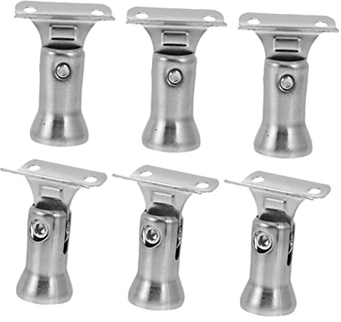 Gadpiparty 6stücke Handlaufhalterung Für Innentreppen Edelstahl Handlauf Halterungen Treppengeländer-stützhalterung Langlebig Und Stabil