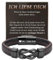 FAOMZQ Geschenke für Männer, Ich Liebe Dich Geschenk für Männer mit Gravur, Armband Geschenk für Meinen Mann Ehemann Freund zum Geburtstag Weihnachten Vatertag Valentinstag