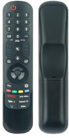 AULCMEET AKB76039901 MR22GA MR22GN New Replace Voice Remote Control fit for LG UHD OLED QNED NanoCell 4K 8K Smart TV 2021 2020 2019 LG Models 43NANO766QA 43NANO769QA 43UQ76906LE