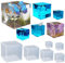 Moule en silicone de style cube pour décorations transparentes (10 cm)