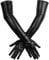 Women's Faux Leather Sexy Long Gloves, Long Evening Gloves Satin Elbow Gloves, Satin Gloves, Stretchy Elbow Length Gloves, Sexy Wet Look Adult Sexy Latex Long Gloves for Costume Opera Bridal Party