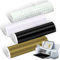 Smart Vinilo Permanente 33 cm x 100 cm, 4 rollos de vinilo adhesivo inteligente permanente para Cricut Explore 3/Maker 3, rollo de vinilo autoadhesivo, adecuado para decorar tazas (negro, blanco,