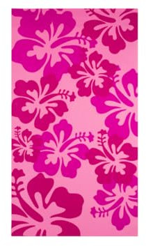 CapitanCasa Telo Mare Spiaggia Grande 100x180 cm Spugna Maui Fiore Hawaii D7 Telo Mare Fucsia