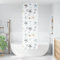 Fensterfolie Duschrollo 80x240 cm, PEVA Material, wasserabweisend, leicht zu reinigen, ideal für Badezimmer und Küche, schützt vor neugierigen Blicken