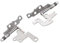 DRHTDXEJ Heavy Duty Laptops Hinge Brackets Compatible For LATITUDE7455 Laptops Metal Mount For Long Last Display Connection Quiet Hinges