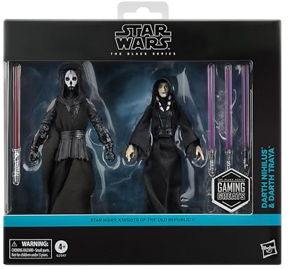 Star Wars The Black Series Darth Nihilus & Darth Traya, Knights of the Old Republic II Premium Action-Figuren 2er-Pack zum Sammeln (15 cm)