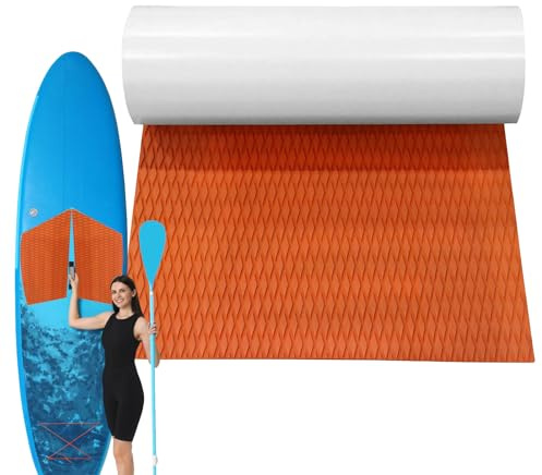 Pasbuteiy Boot Bodenbelag Evaschaum, Surfbrett Traktionspad, Traktionspad Für Bootsböden, Selbstklebende, rutschfeste, Zuschneidbare EVaschaum Bootsdeckmatte Für Surfbrett, Yacht, Kajak