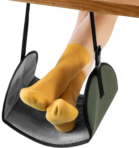 Hängematte für lange Flüge, verstellbare Hängematte für lange Reisen - Hängeschaukel unter Schreibtisch für Büro - für Büro Mittagessen Auto unter Schreibtisch
