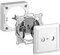 Goobay 68851 Kit Prese Antenna a 2 Fori, Bianco