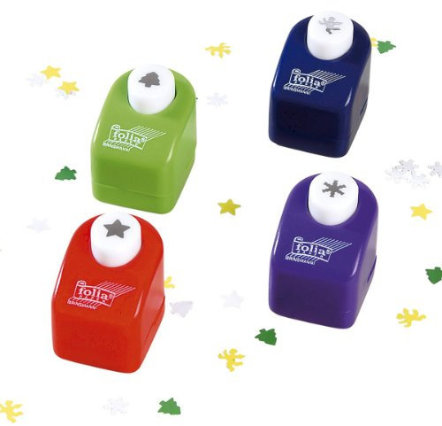 folia MiniMotivLocher Set ´Weihnachtsmotive´, sortiert