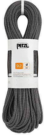PETZL Erwachsene Einfachseil Verticality, schwarz, 50m, R35AN 050