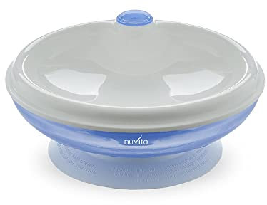 Nuvita NU-PPPL0025 1427 Piatto caldo con Ventosa, Azzurro/Blu