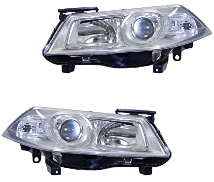 ENVA MADE FOR QUALITY BESTPRICE 2x Hauptscheinwerfer vorne links + rechts H1 / H7 Frontscheinwerfer ohne Stellmotor, Kompatibel mit RENAULT MEGANE II (BM0/1_, CM0/1_) (EM0/1_) (KM0/1_) (LM0/1_)