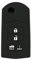 BROVACS Silicone Cover Protector Case Holder Skin Jacket Compatible with MAZDA 4 Button Flip Remote Key Fob CV2534 Black